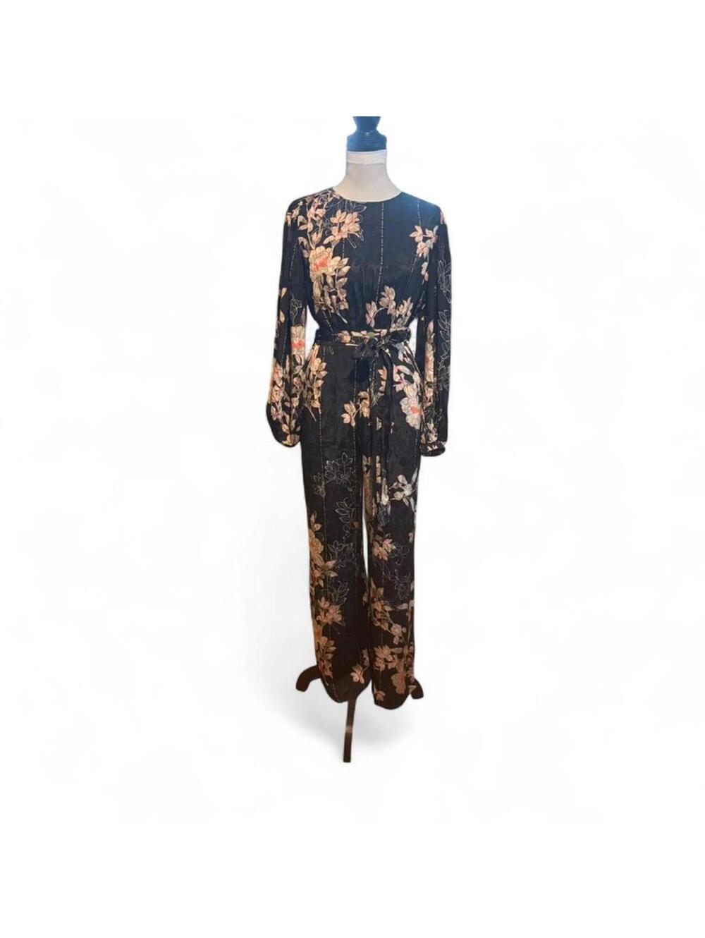 Anthropologie Harlyn floral jumpsuit Size: XS